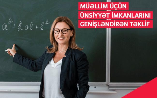 &ldquo;Bakcell&rdquo;dən m&uuml;əllimlər &uuml;&ccedil;&uuml;n x&uuml;susi tarif