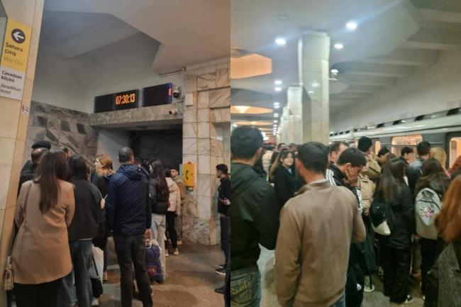 Bakı metrosunda yaranan problemin səbəbi Xəbər şəkili