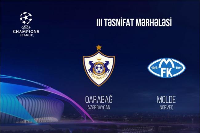 &quot;Qarabağ&quot; - &quot;Molde&quot; oyunu bu &ouml;lkədə ke&ccedil;iriləcək -  Xəbər şəkili